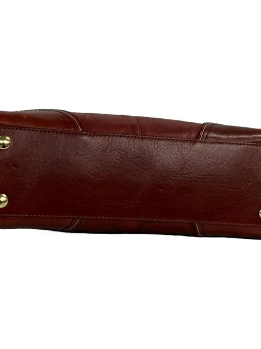 COACH Hamptons Leather Signature Medium Carryall 11330 Bordeaux Leather